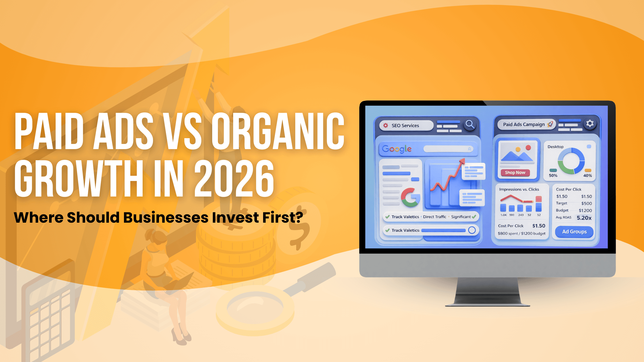 Paid Ads vs Organic Growth in 2026: Where Should Businesses Invest First?